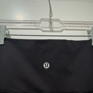 Lululemon Black Wunder Under Leggings Size 10 28” Length